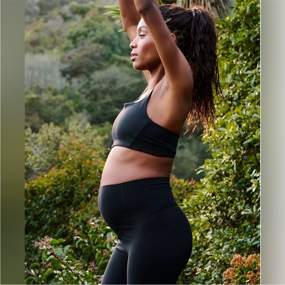 FP Movement x Hatch Never Better Square Neck Maternity Active Bra Black NEW - Picture 6 of 11